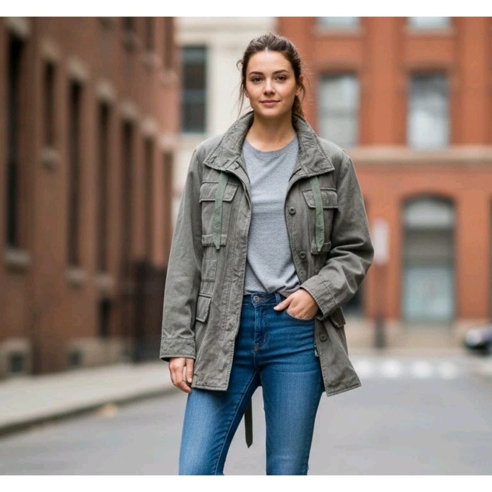 AllSaints Aiya M-65 Multipocket Jacket Military Jacket Utility 4 All Saints